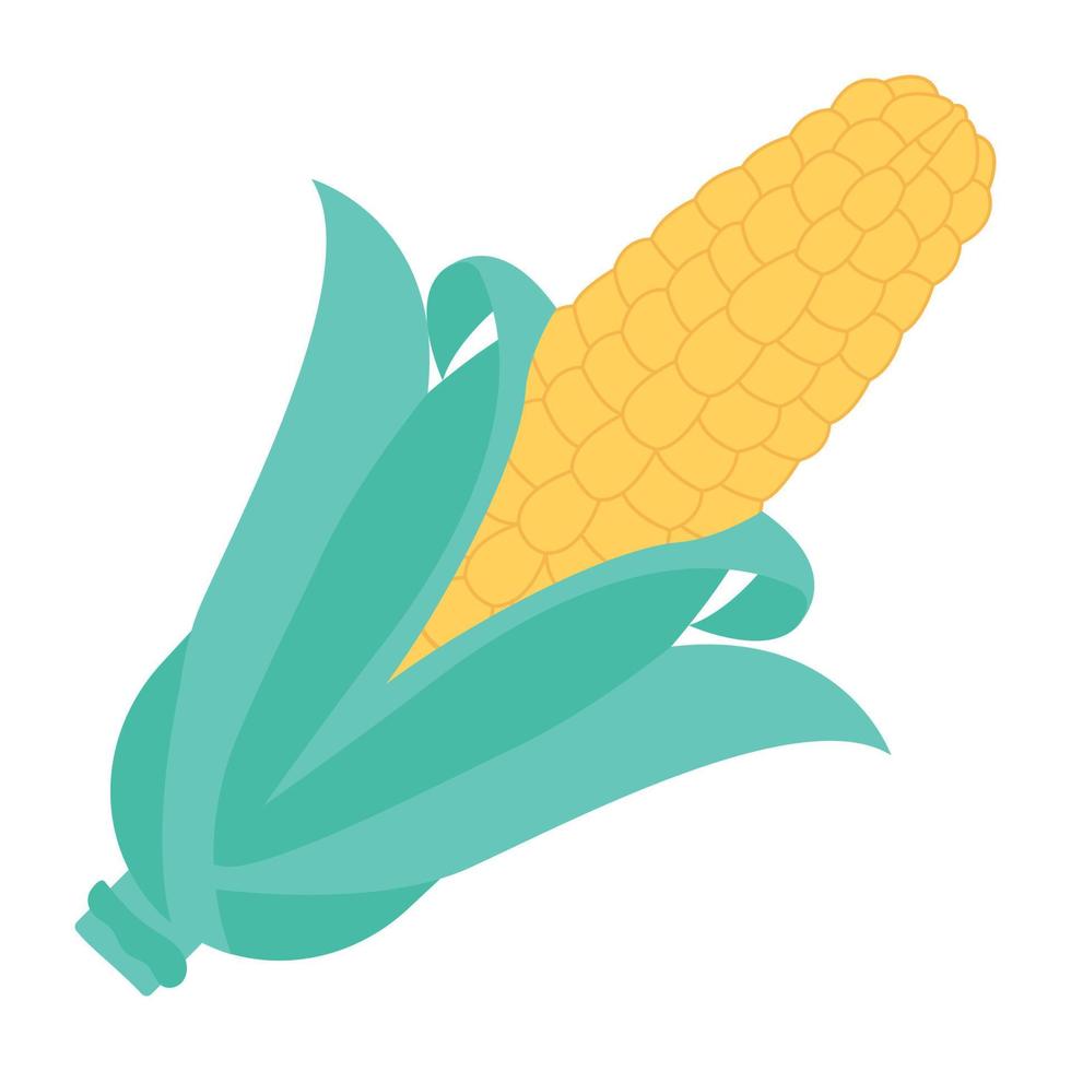 Trendy Corn Concepts vector