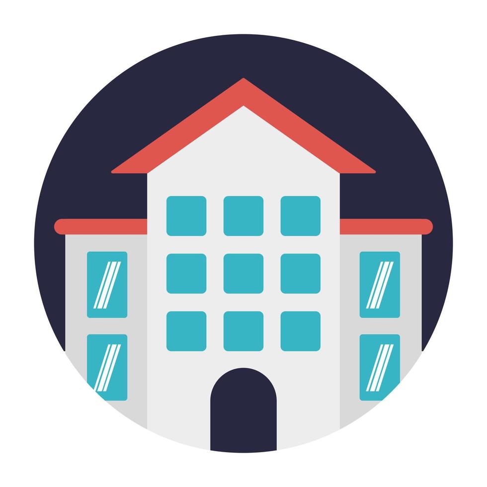 Trendy Building Concepts vector