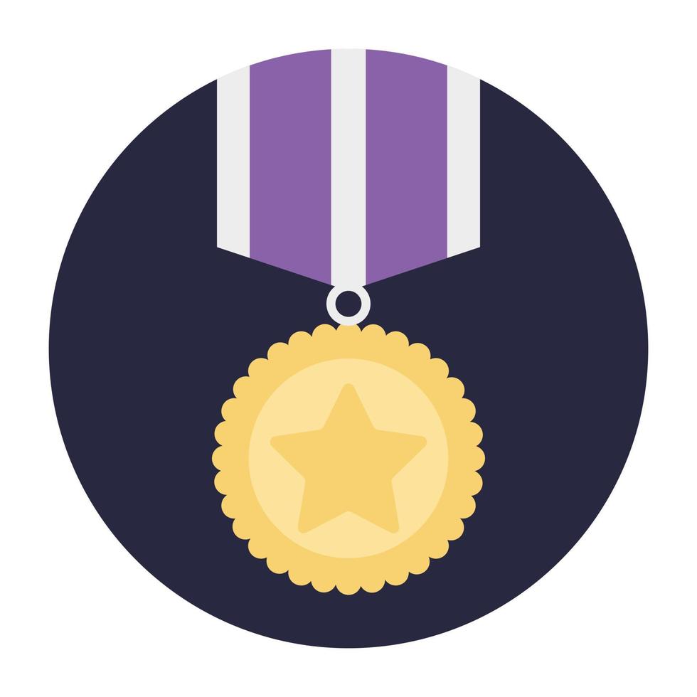 conceptos de medalla insignia vector