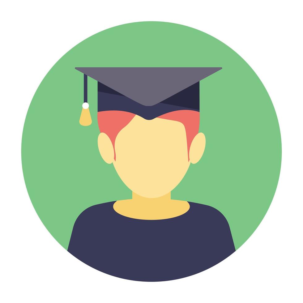 Trendy Graduate Concepts vector