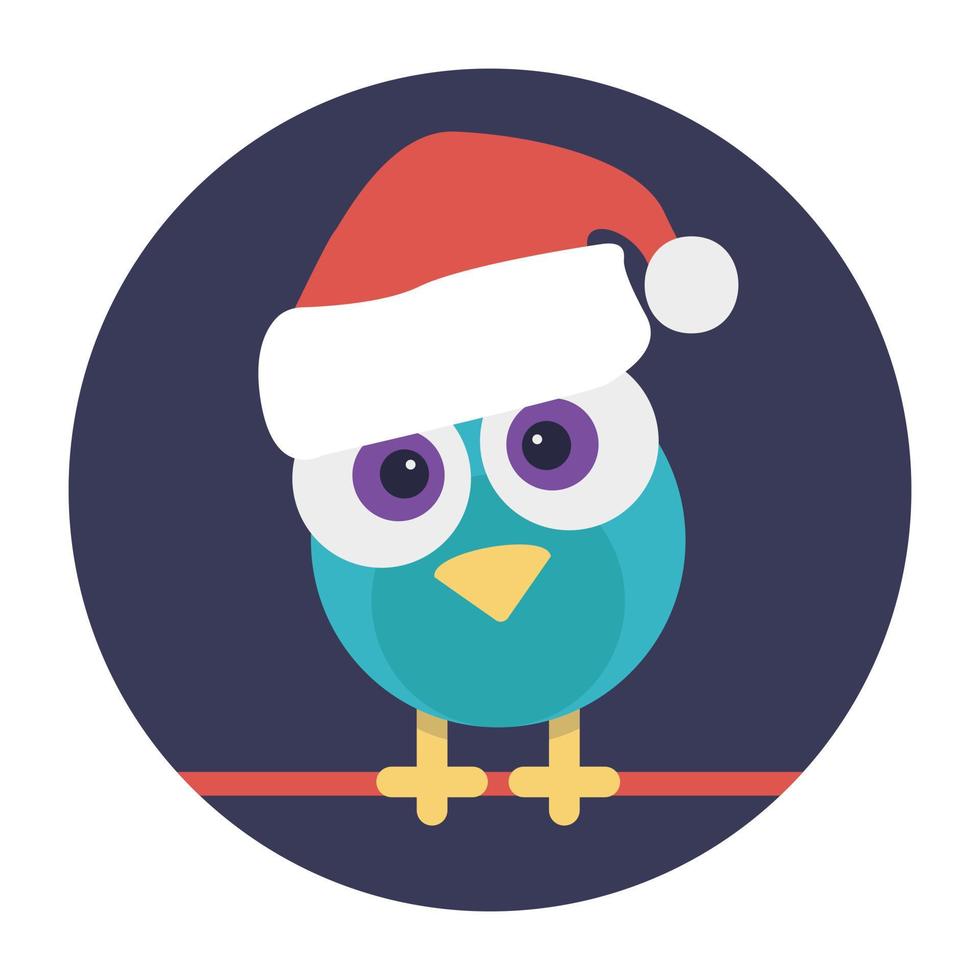 conceptos de aves de navidad vector