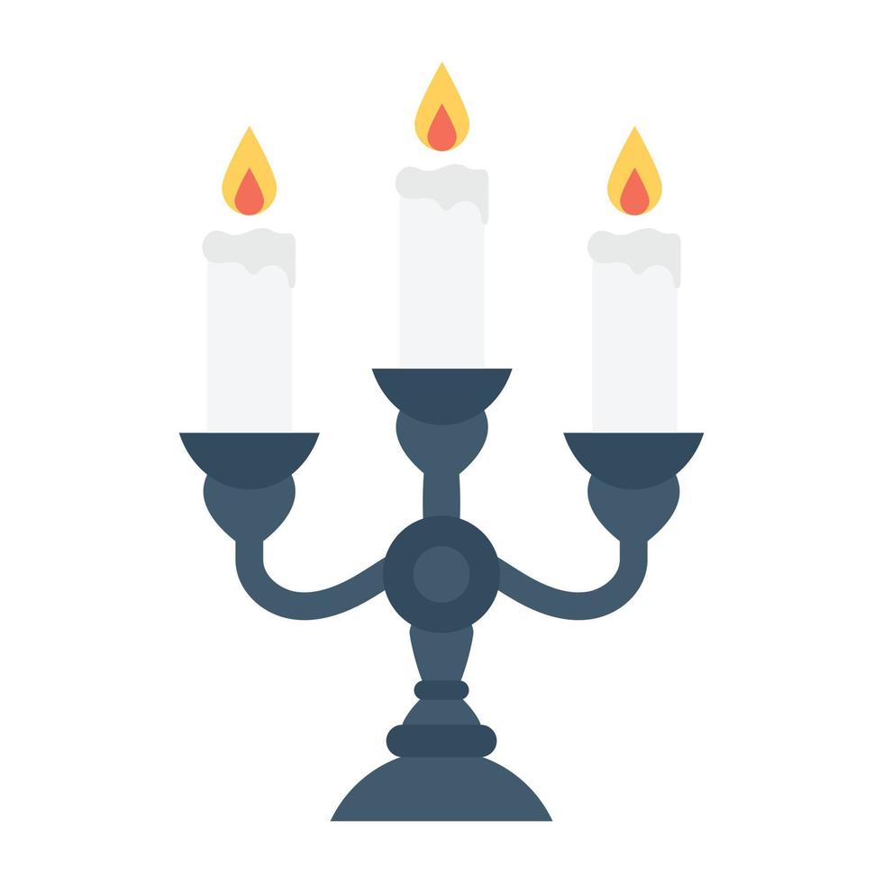 conceptos de velas de moda vector