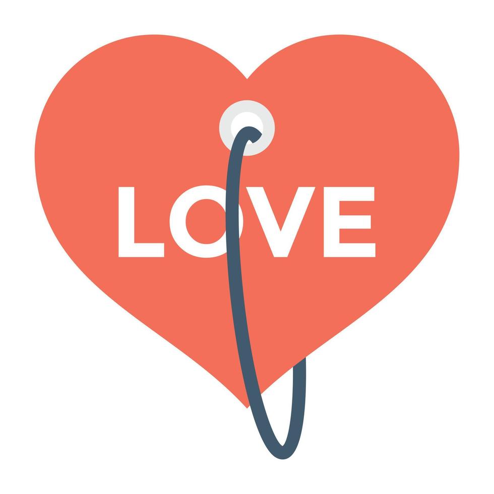 Heart Tag Concepts vector