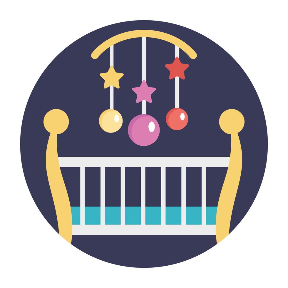 Crib Mobile Hanging vector