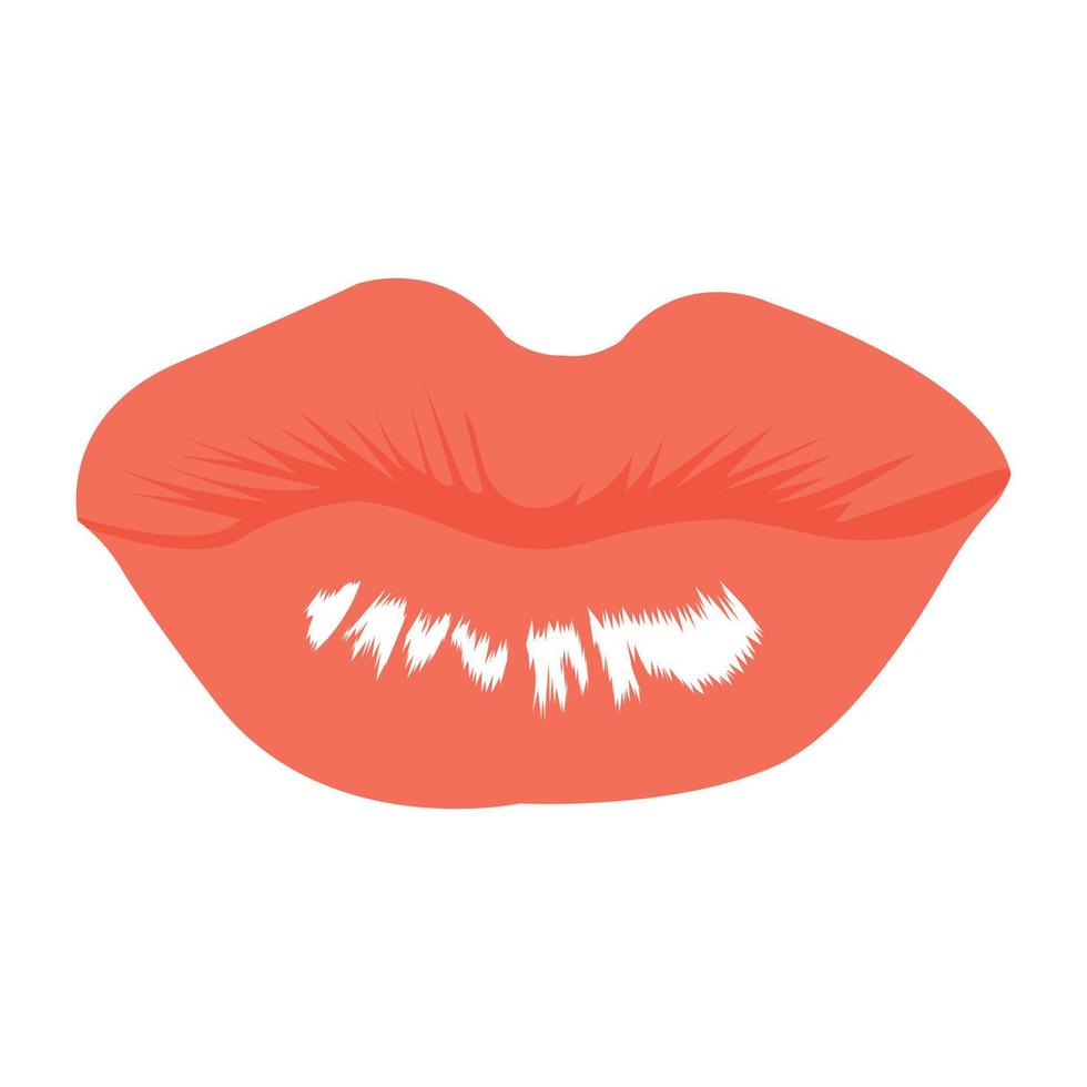 Trendy Lips Concepts vector