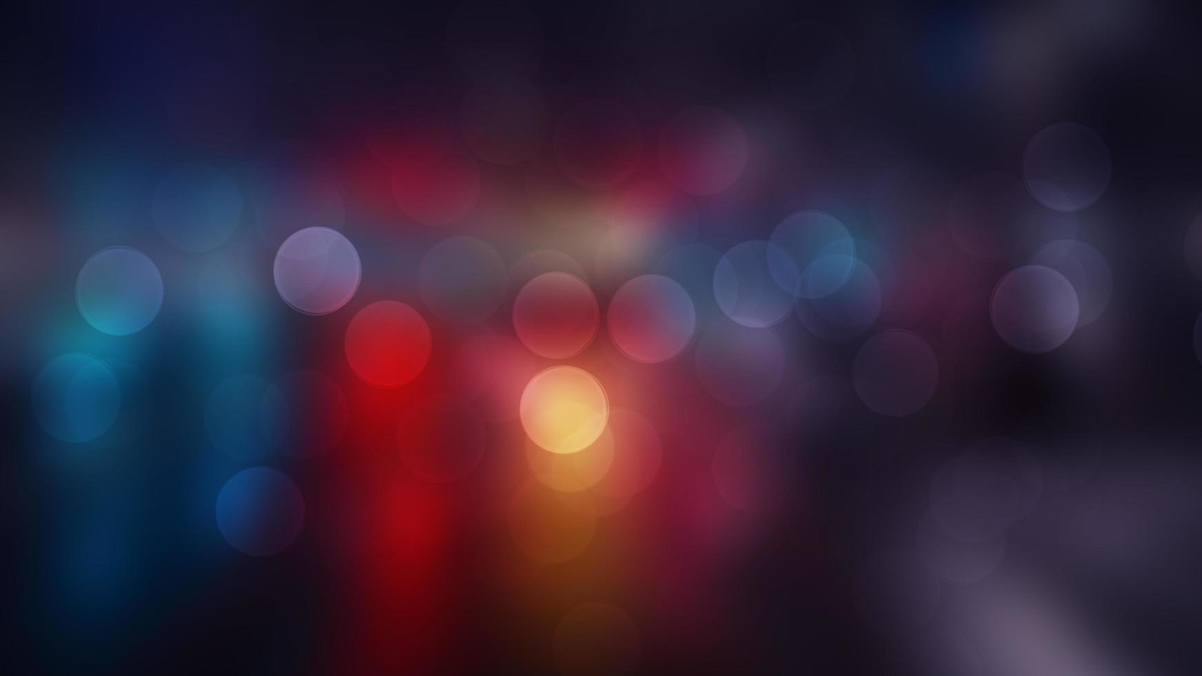 Artistic style - Defocused urban abstract texture bokeh city lights in the background with blurring lights for your design, vintage or retro color toned photo