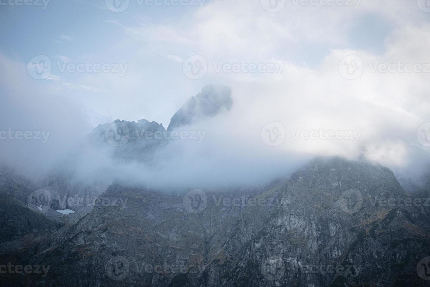 Morskie Oko lake Eye of the Sea at Tatra mountains in Poland. photo