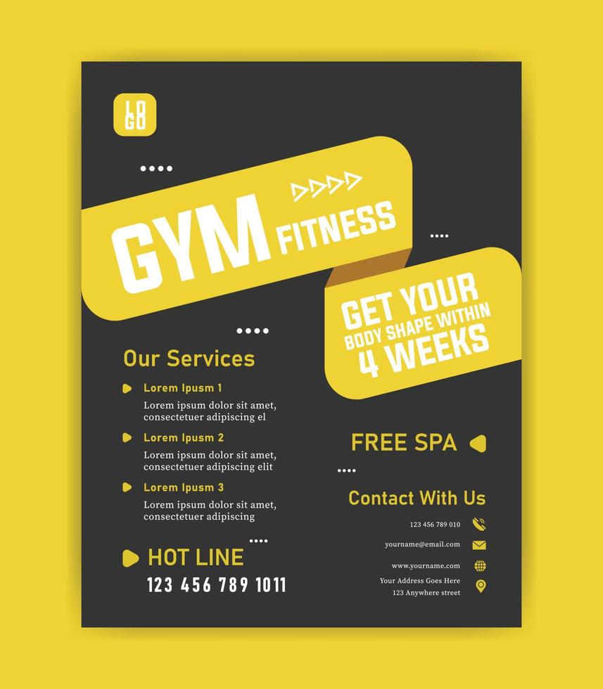 Creative Stylish Flyer Design Template vector