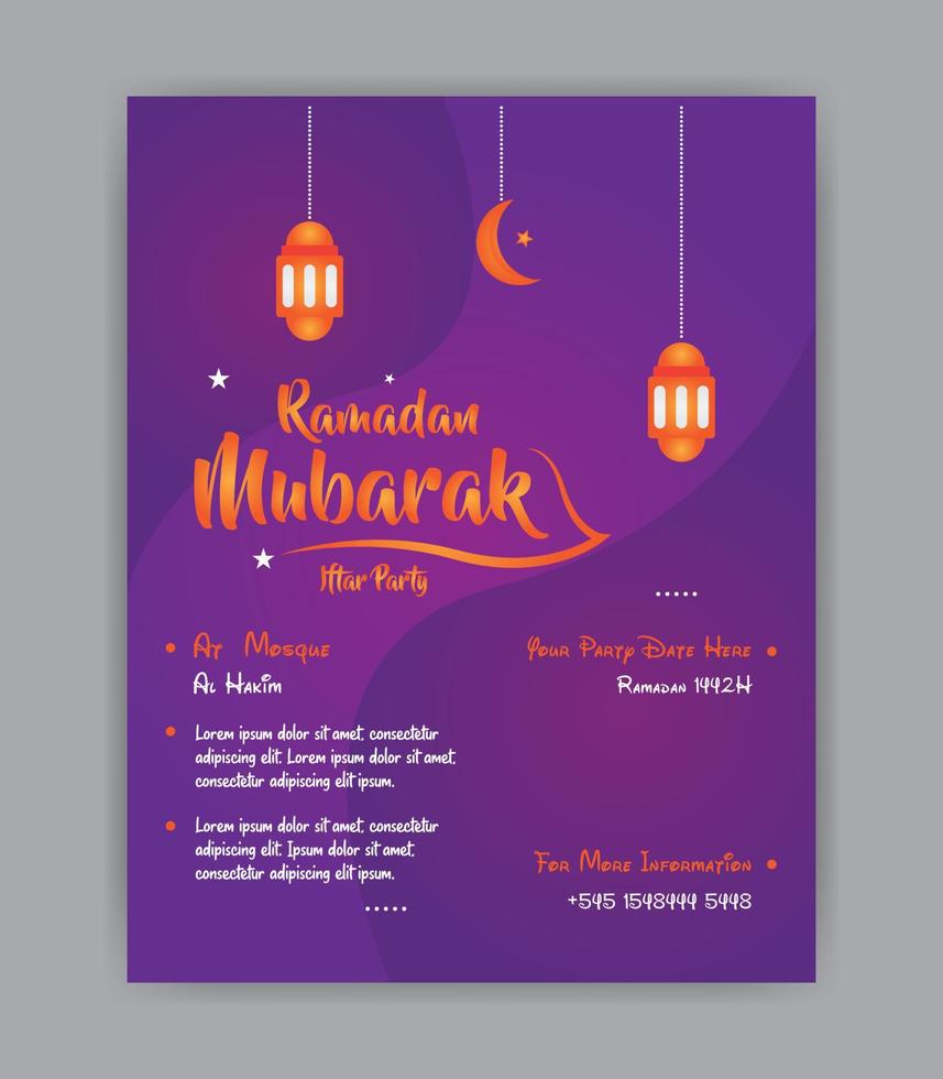 Creative Stylish Flyer Design Template vector