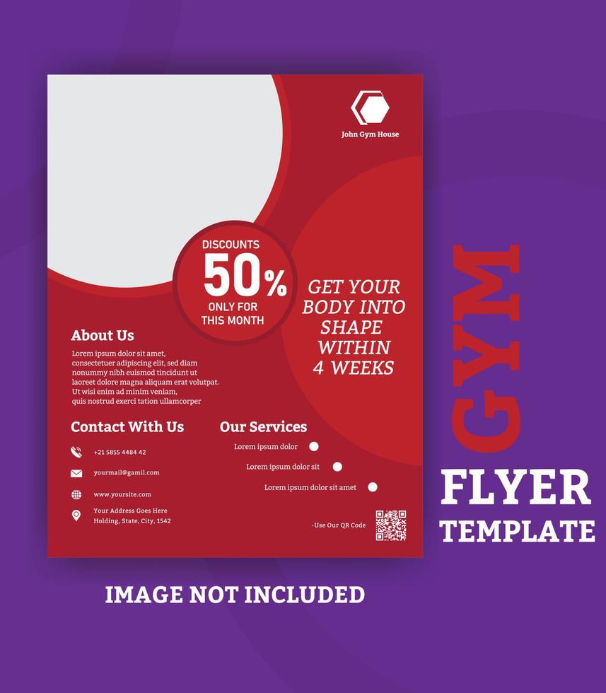 Creative Stylish Flyer Design Template vector