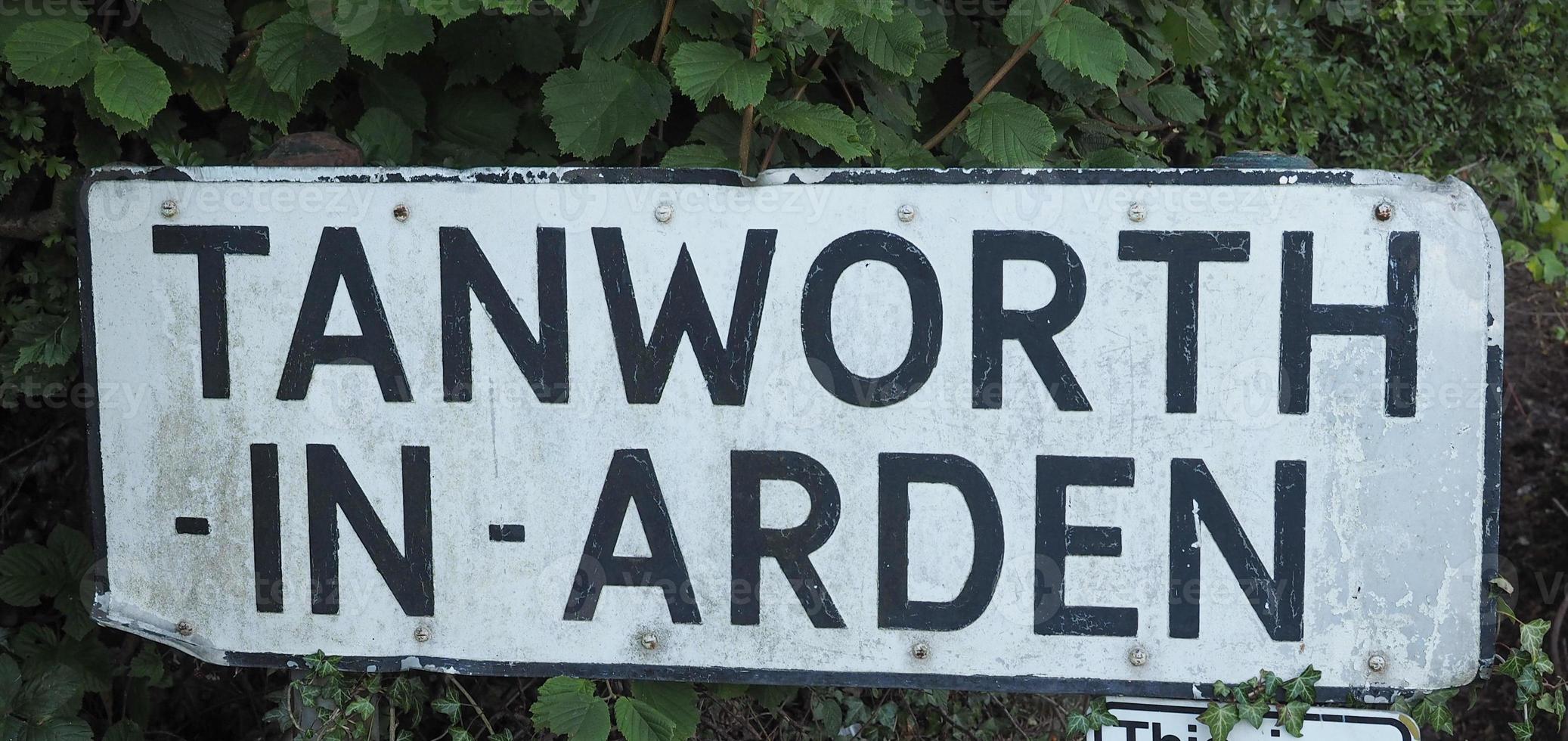 Tanworth in Arden sign photo