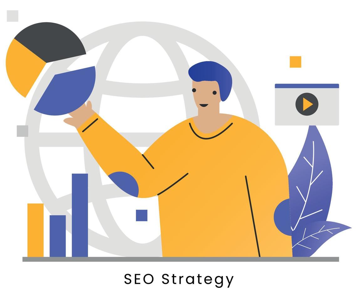 Vector illustration Search Engine Optimization concept