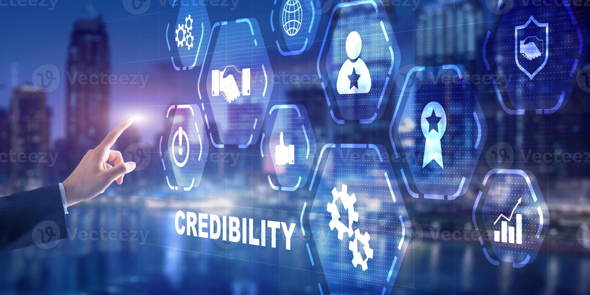 Corporate credibility improvement concept. Partnership Determination Inspiration photo