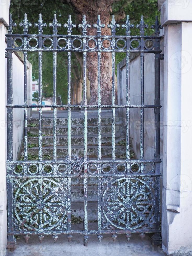 Old arched gate photo