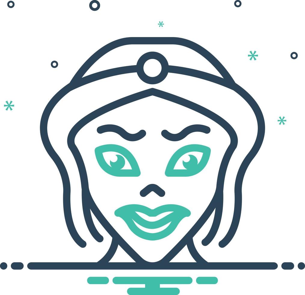 Mix icon for cartoon vector