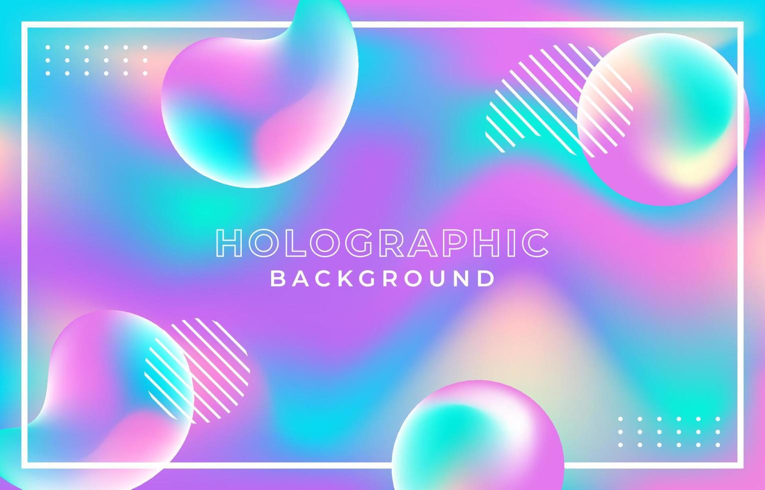 Abstract Holographic Background vector