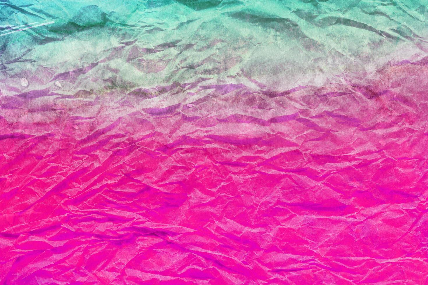 Resumen de color rosa claro y colorido papel reciclado textura turquesa apenada vintage con patrón de grietas de papel. foto