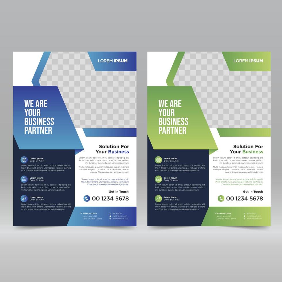 Corporate Poster, Flyer Design Template vector