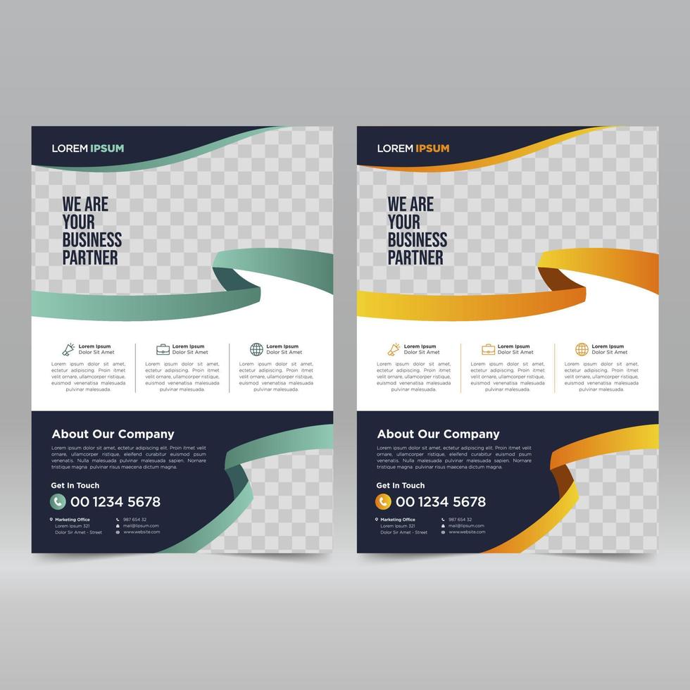 Corporate Poster, Flyer Design Template vector