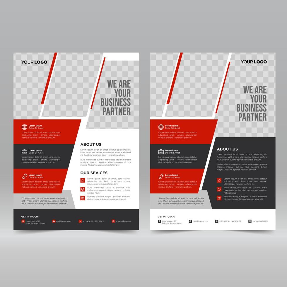 Corporate Poster, Flyer Design Template vector