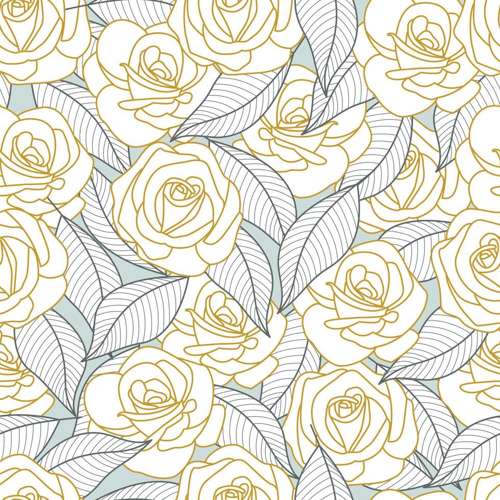Floral seamless pattern with leaves. tropical background vector