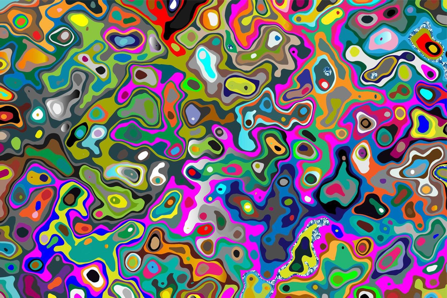 diseño de fondo líquido abstracto colorido vector