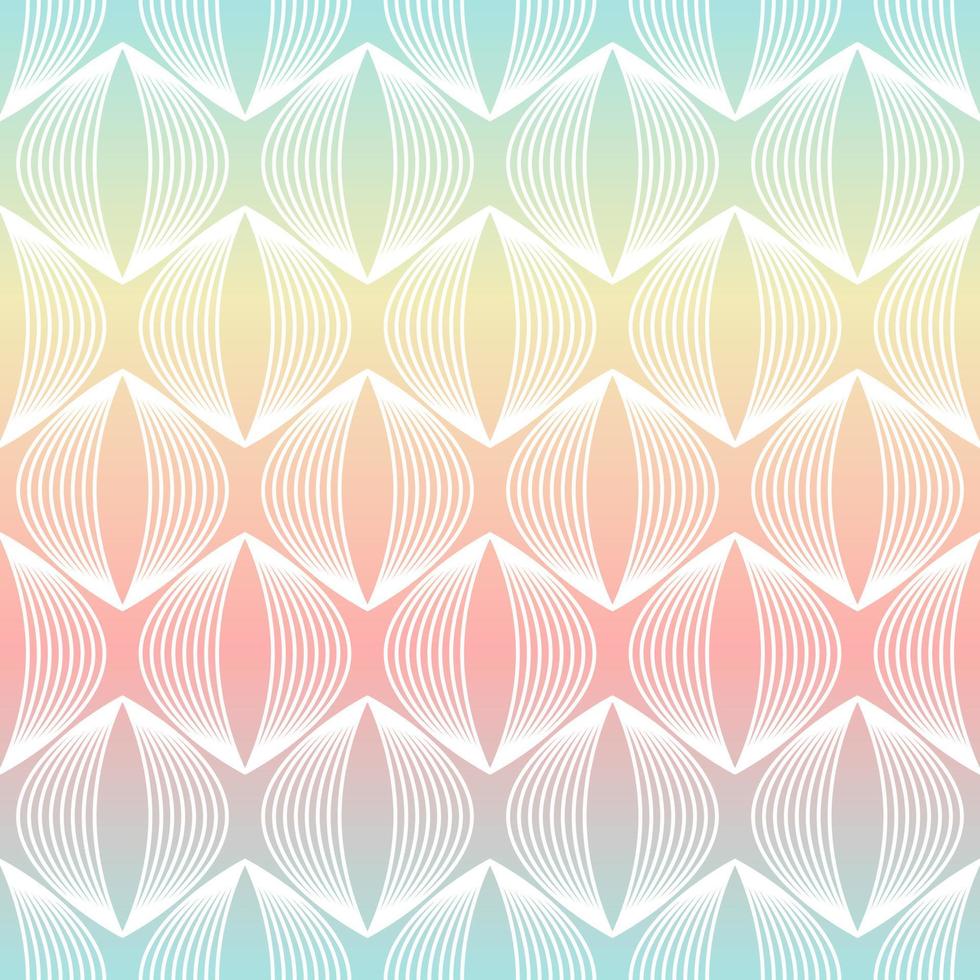 Abstract geometric line seamless pattern vector