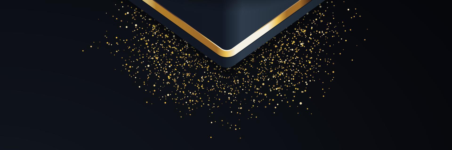 gold banner Abstract vector background board for text and message design modern. vector illustration