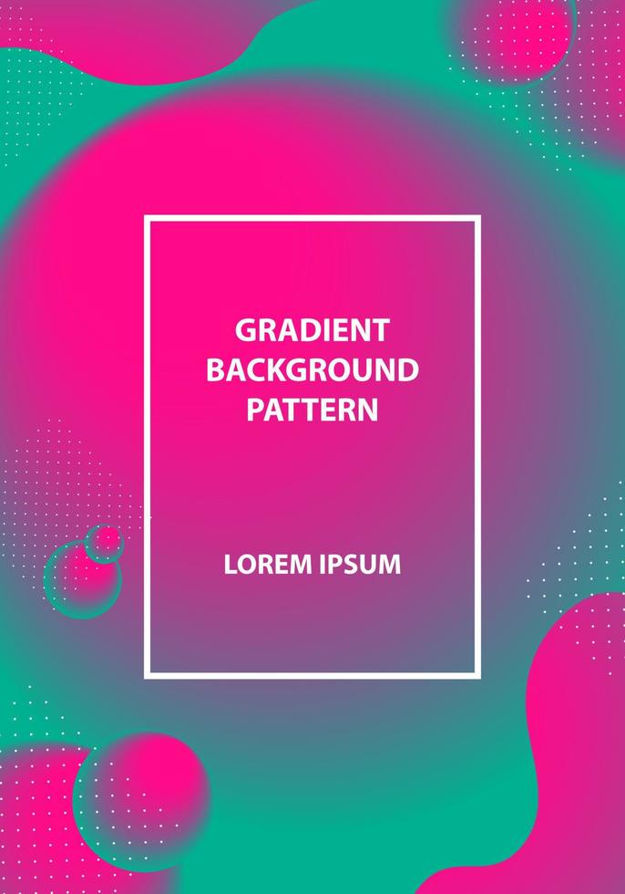 banner gradient background modern with colorful style gradient color vector