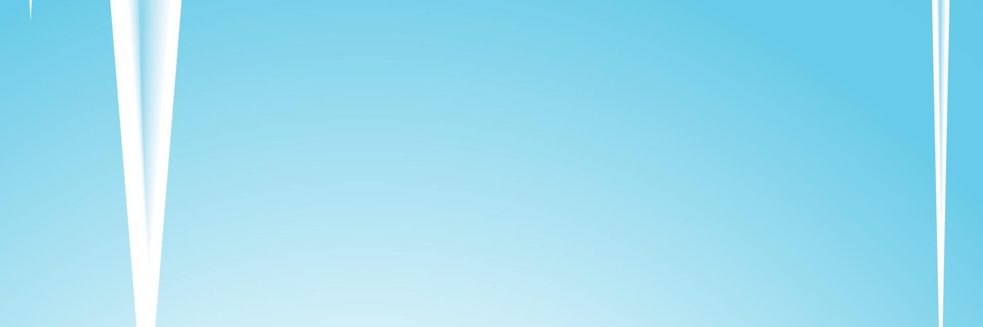 banner template design with header interface gradient style vector