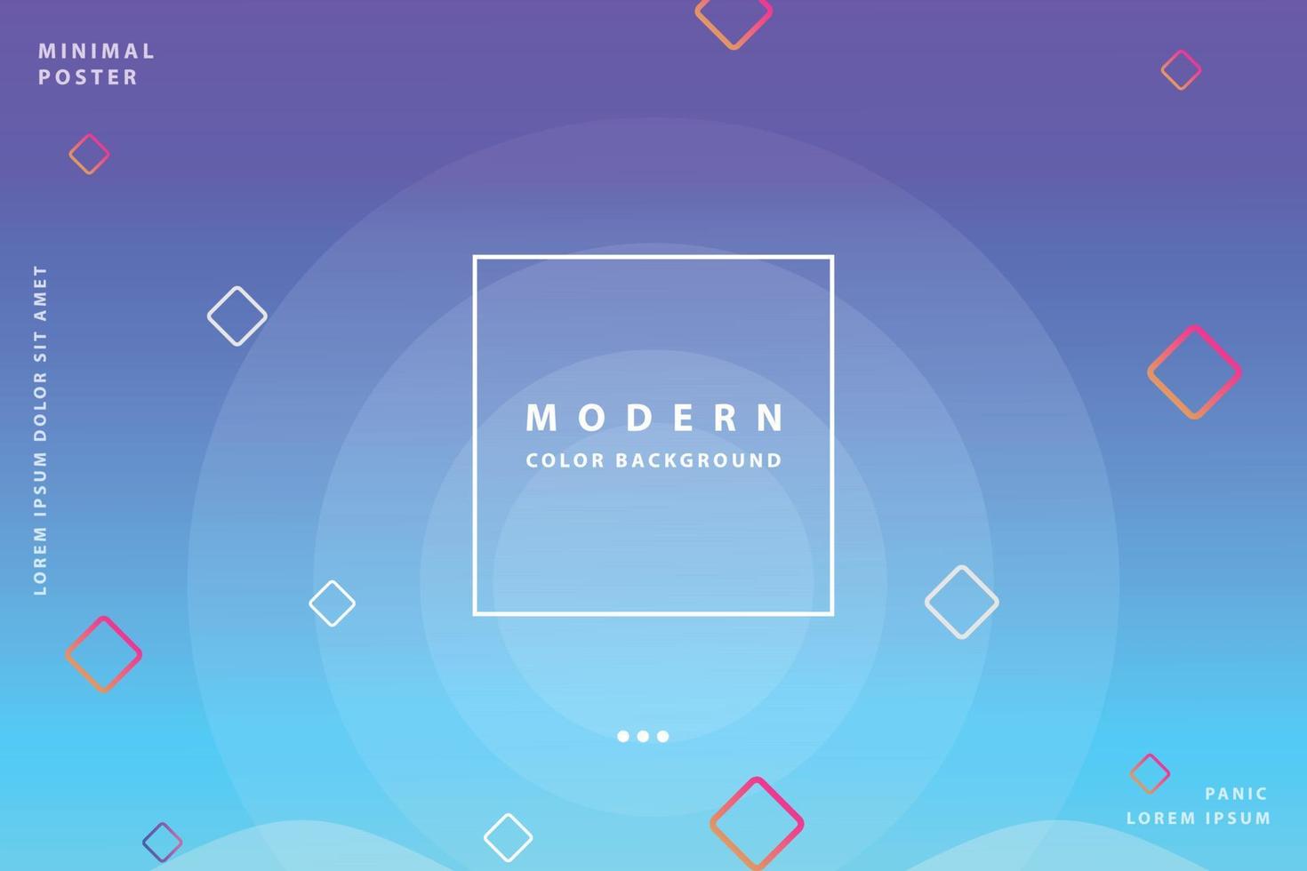 abstract background banner with color creative digital light modern vector