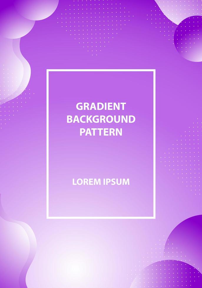 banner gradient background modern with colorful style gradient color vector