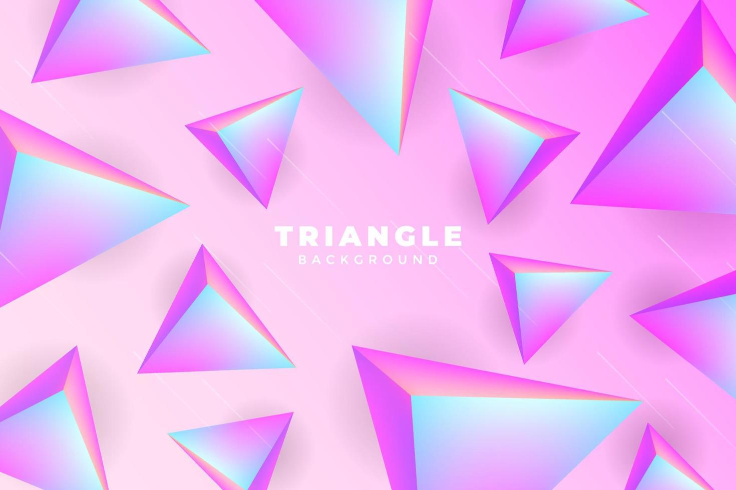 triangel background modern color gradient vector