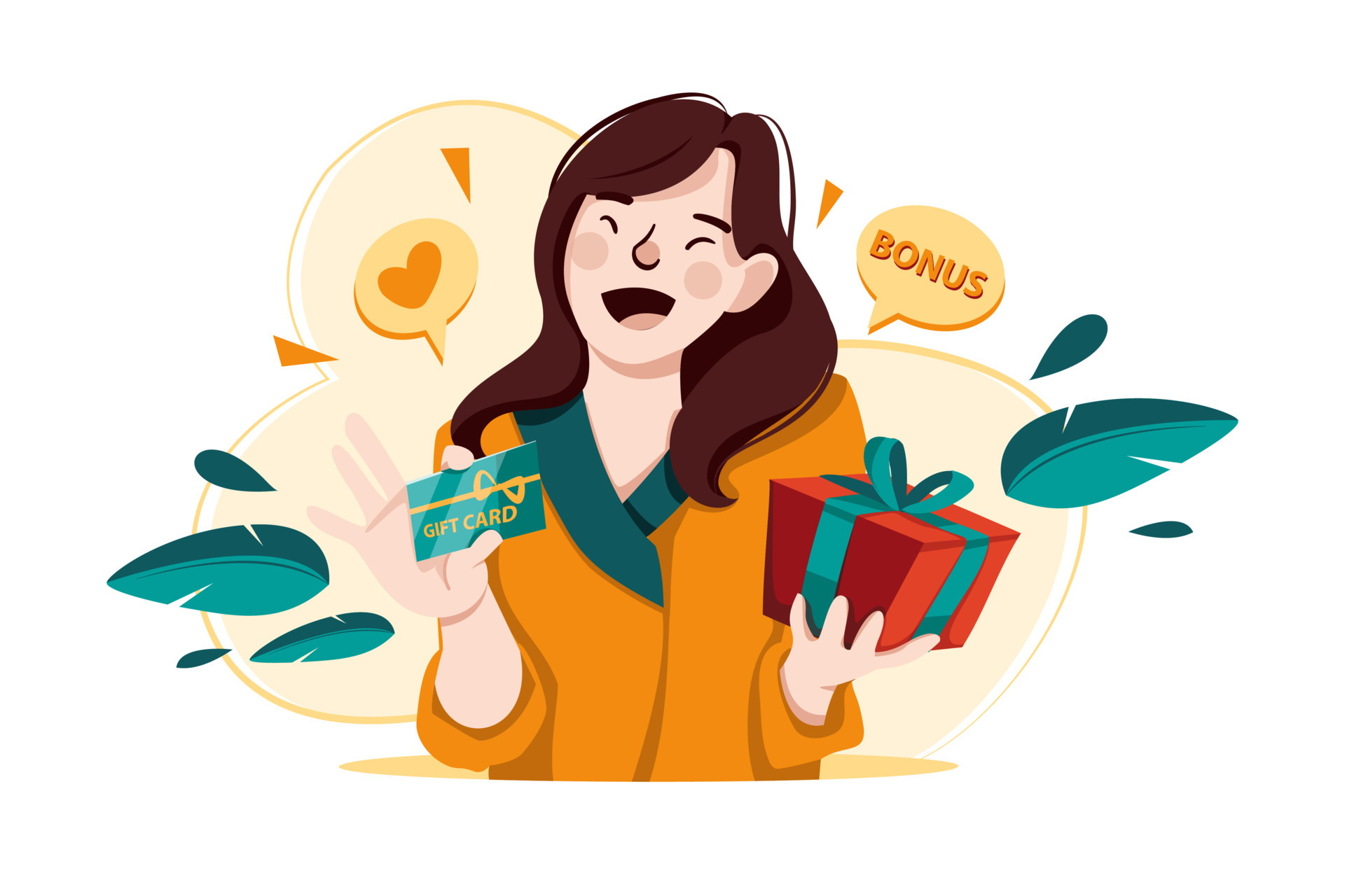Customer Loyalty Illustration concept. Flat illustration isolated on