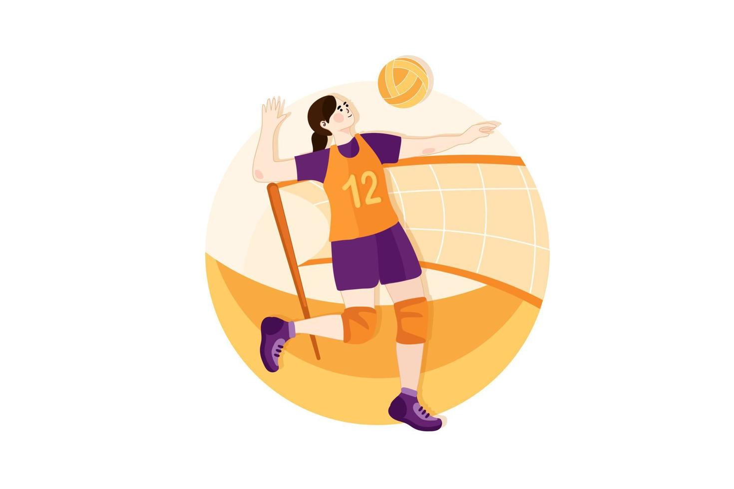 Olympic Games Illustration concept. Flat illustration isolated on white background. vector
