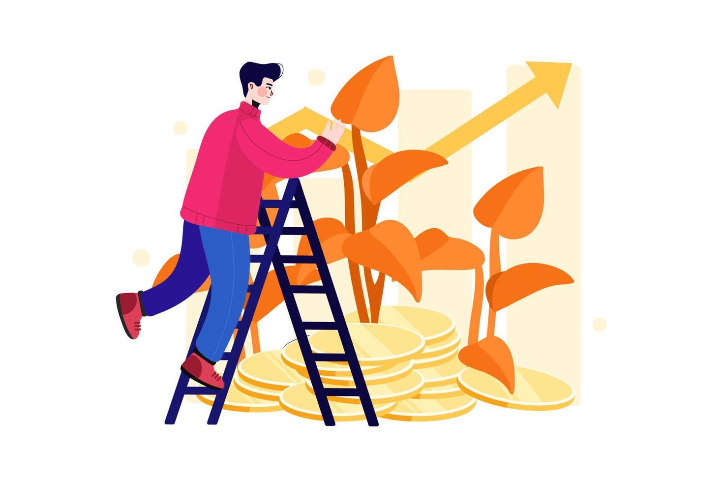 Business Activities Illustration concept. Flat illustration isolated on white background. vector