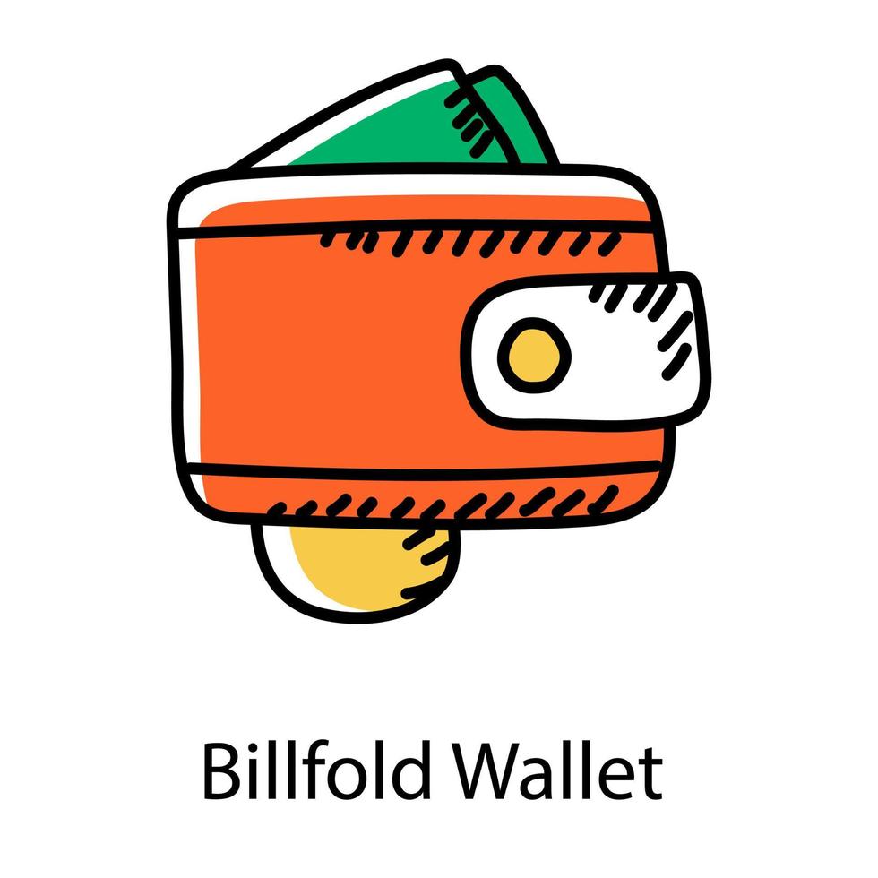 diseño de icono de billetera de dinero vector editable de billetera billetera