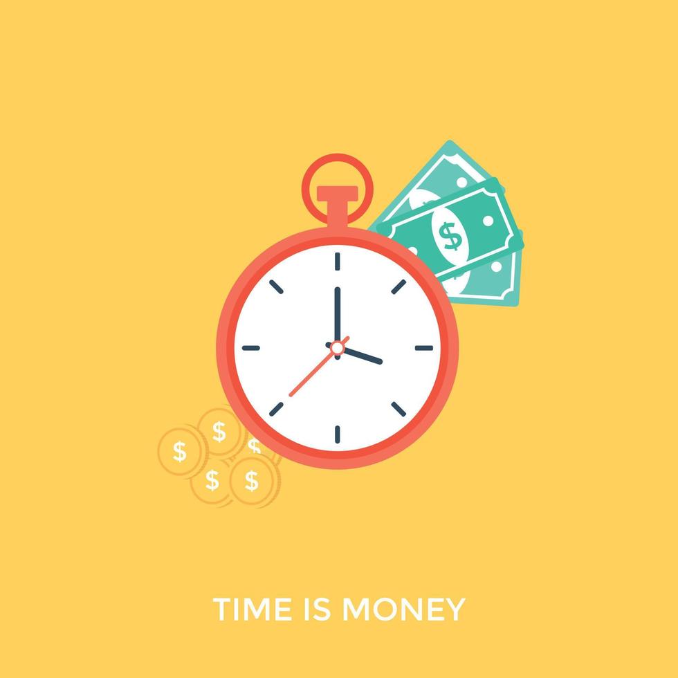 Time Is Money vector