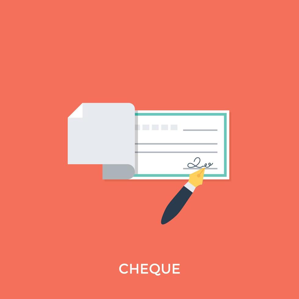 Trendy Cheque Concepts vector