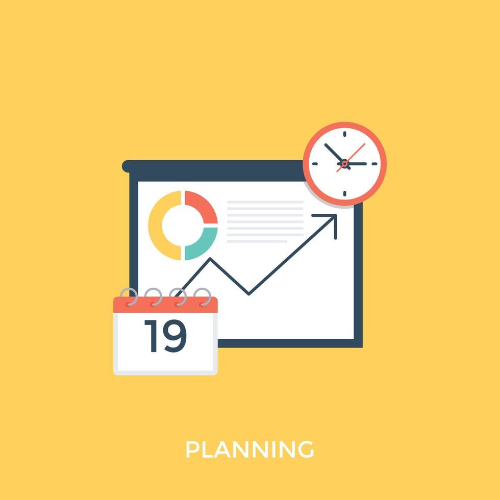 SEO Planning Concepts vector