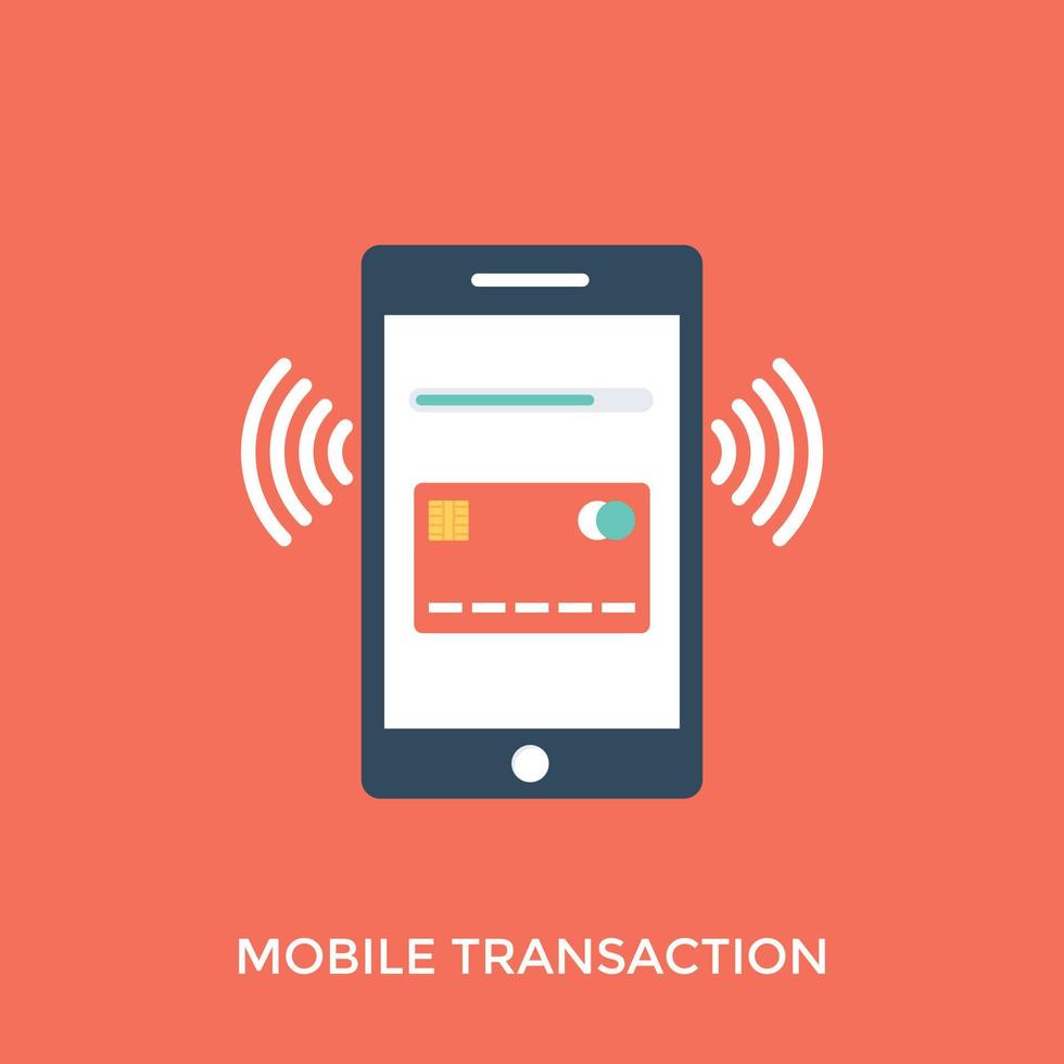 Mobile Transaction Concepts vector