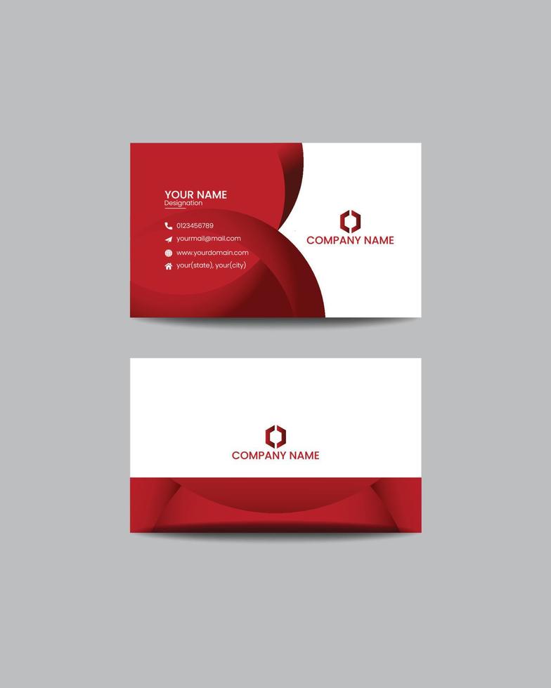 Stylish stationery design and visiting card, Creative and professional business card design. vector