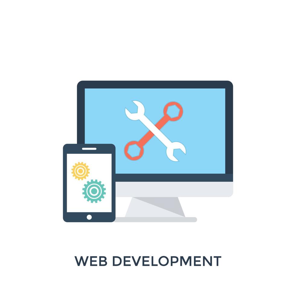 Web Development Concepts vector