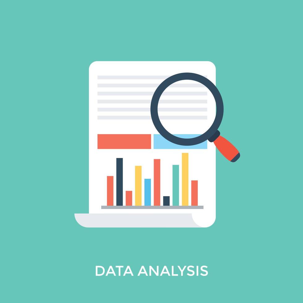 Data Analysis Concepts vector