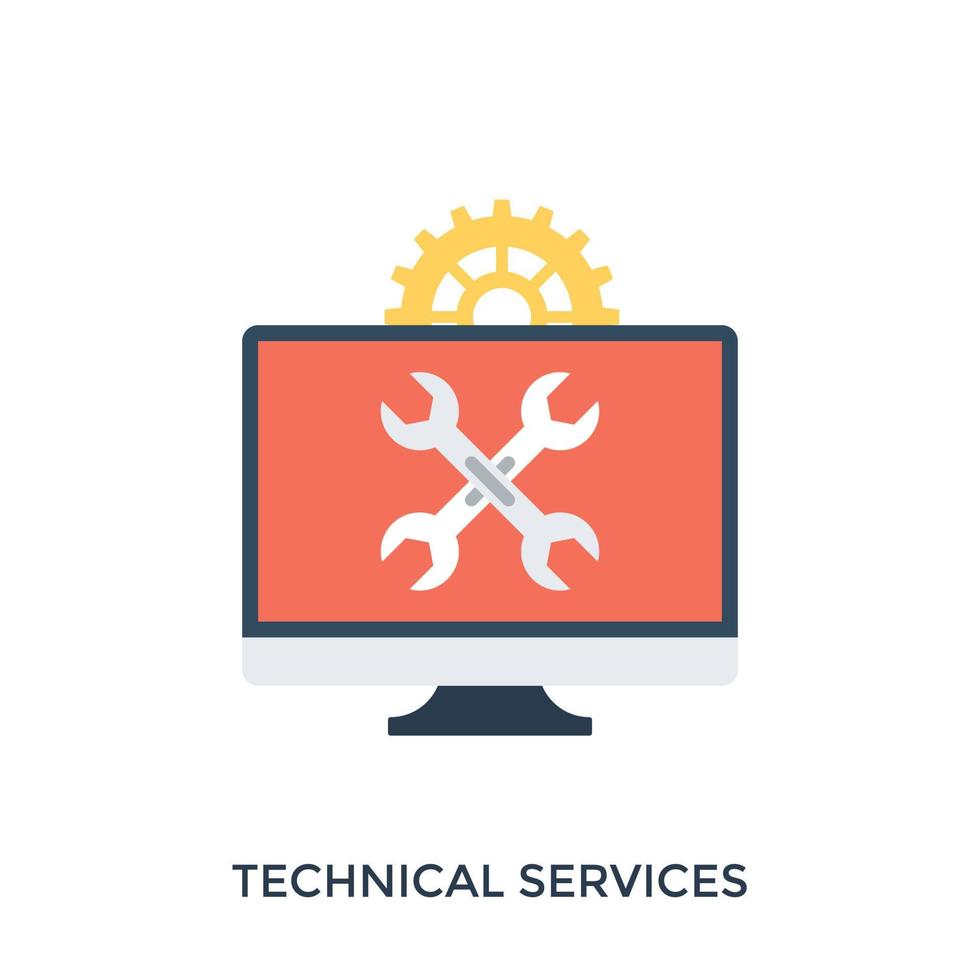 Technical Service Concepts vector