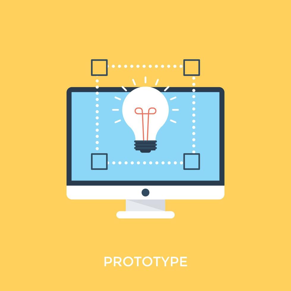 Trendy Prototype Concepts vector