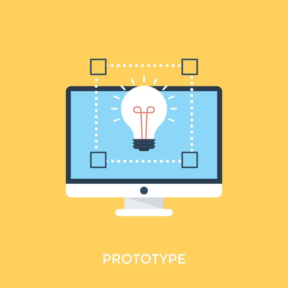 conceptos de prototipos de moda vector