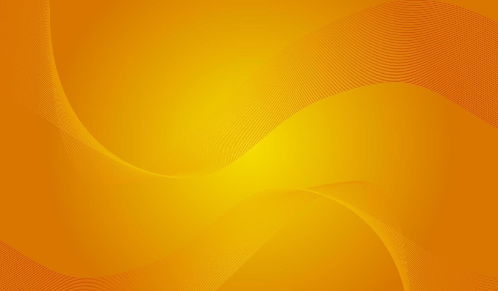 Abstract wave Yellow background vector design