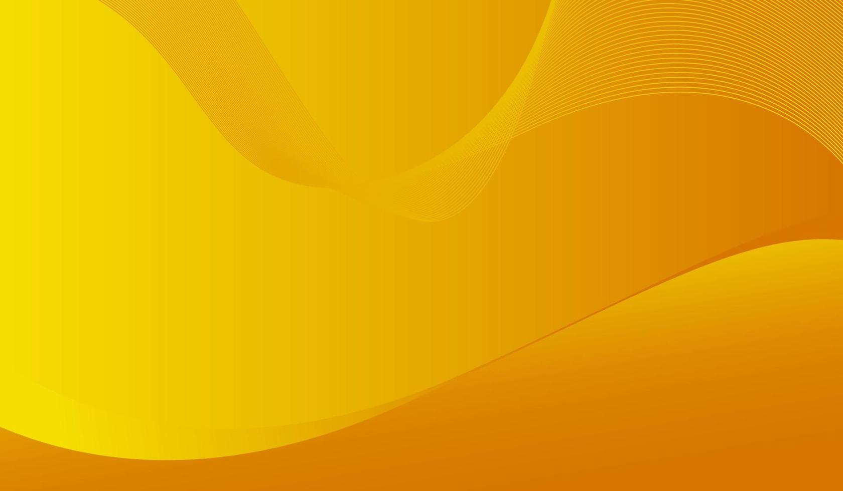 diseño de vector de fondo amarillo onda abstracta