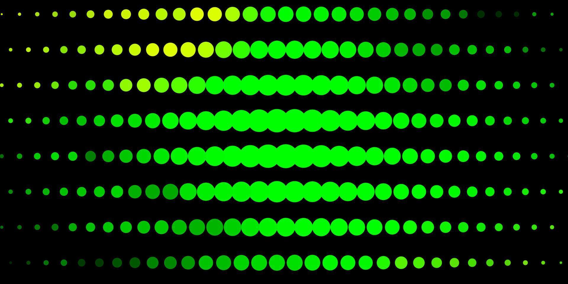 Dark Blue, Green vector backdrop with circles.